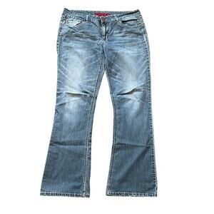 BONGO Vintage Blue Denim Flare Jeans